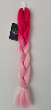 Rave Culture Festival Hair - Fade to Pink