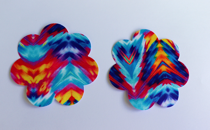 Peekaboo Pasties Acid Wash Flower