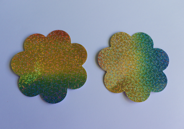 Peekaboo Pasties Rainbow Flower