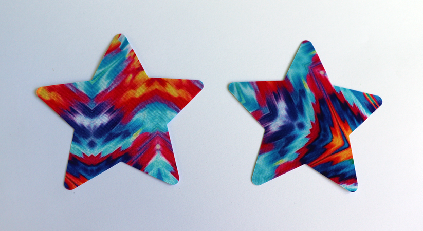 Peekaboo Pasties Acid Wash Star